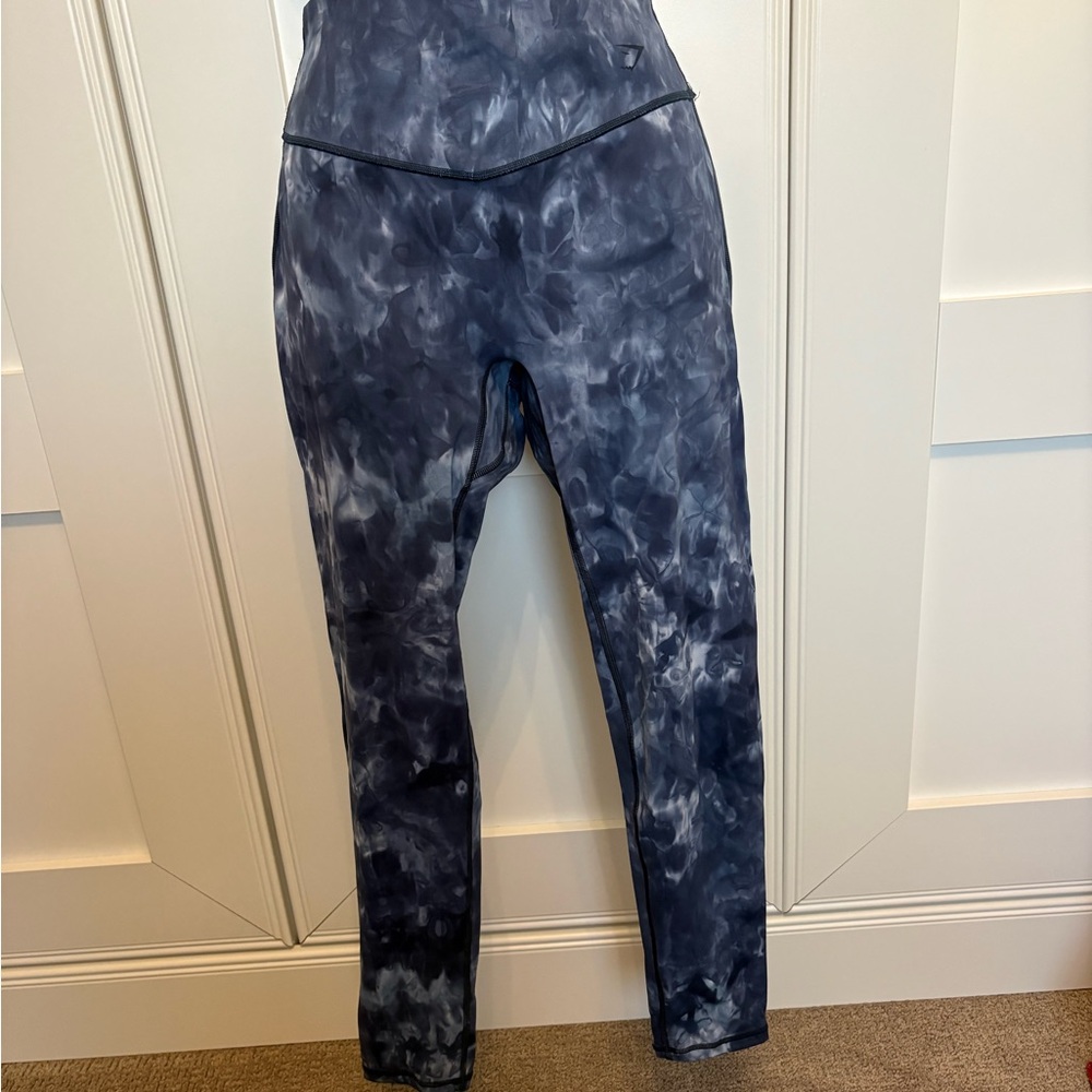 Gymshark Navy Tie-Dye Leggings